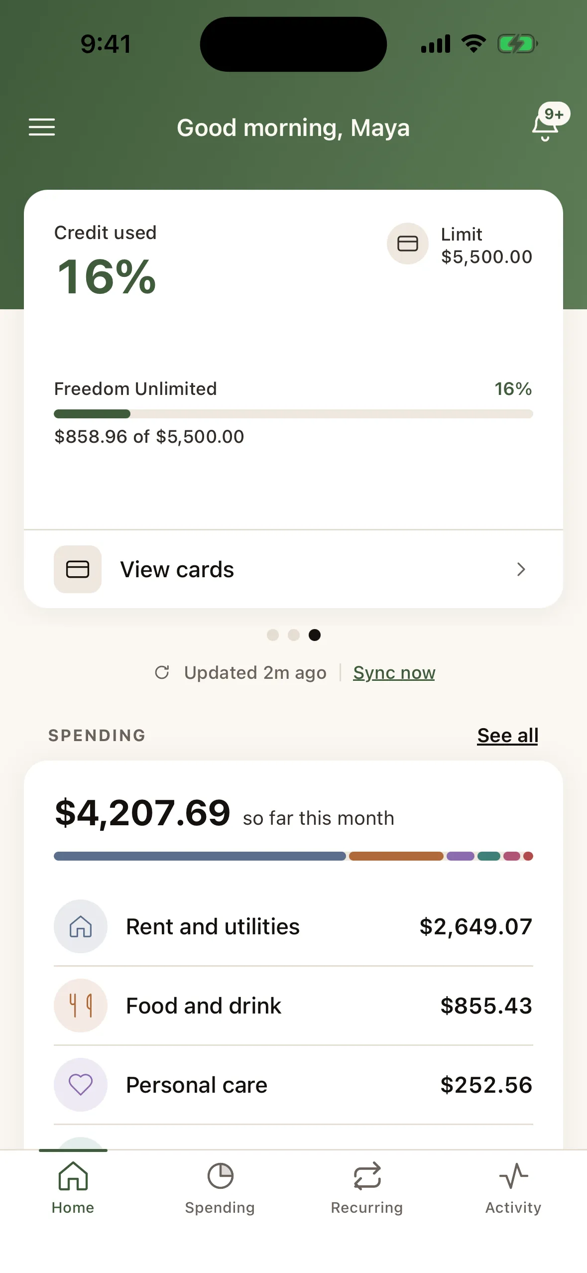 Keep an eye on your cards